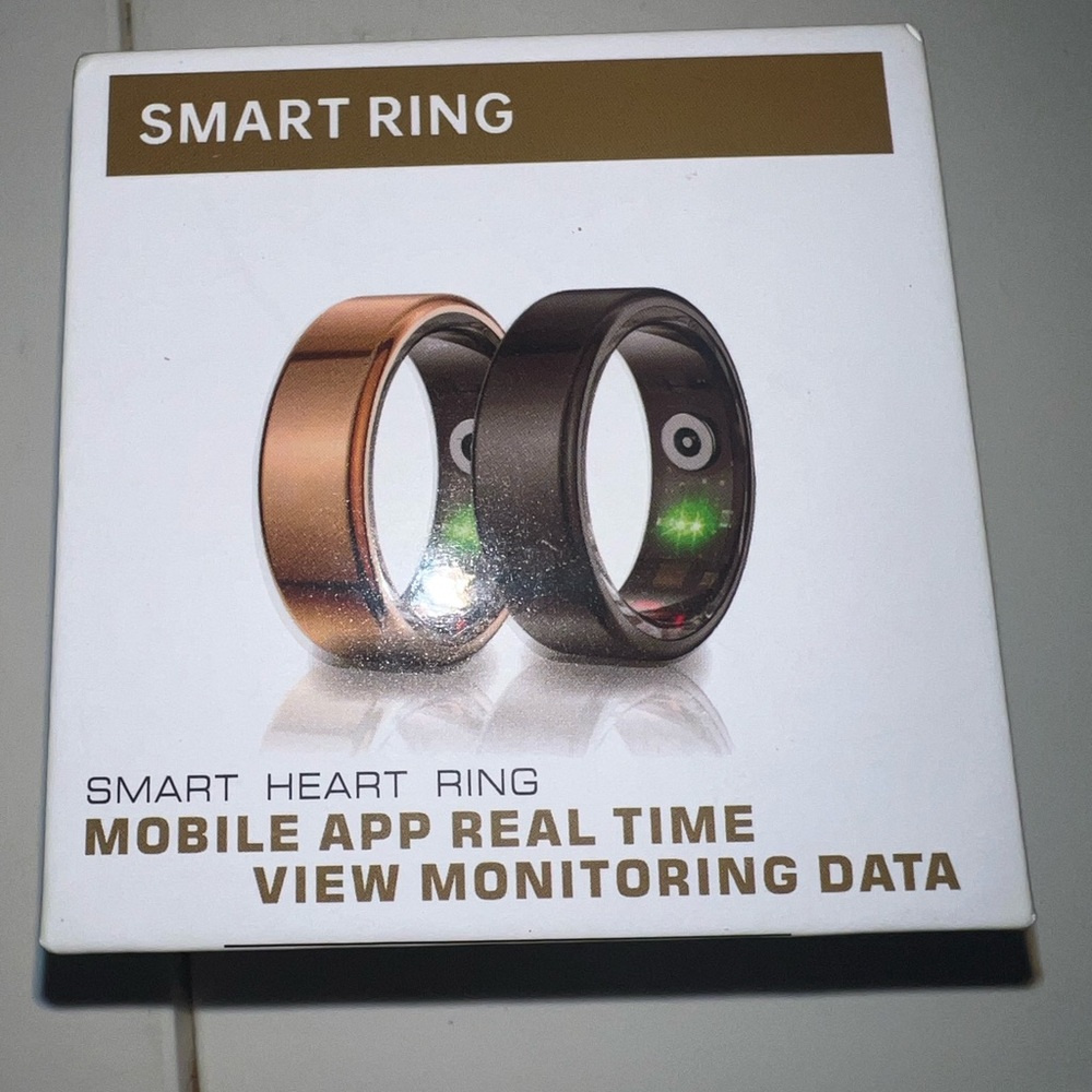Smart Heart Ring - 1- Black